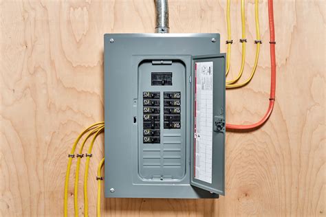 electrical wall circuit breaker box|empty circuit breaker box.